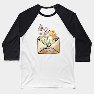 with brave wings she flies Baseball T-Shirt